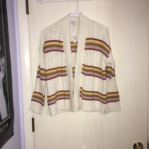 Madewell Striped Diaz Open Cardigan